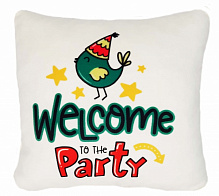 Подушка декоративна Анна Welcome Party 35 см різнокольоровий