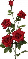 Рослина штучна Троянда червона 1545 RED