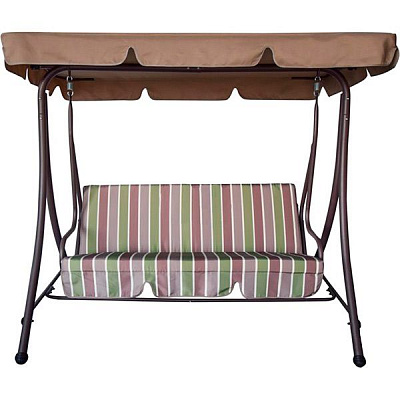 Гойдалка садова Underprice SW103 164x125x190 см Грейс смужка