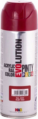 Краска аэрозольная акриловая Ral 3003 400 мл Evolution PINTYPLUS