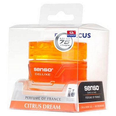 Ароматизатор на панель приборов  DR. MARCUS SENSO DELUX цитрусовые мечты