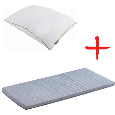 Матрас Dormeo Roll Up Comfort 100x190 см + подушка Dormeo Злата Классическая 50x70 см
