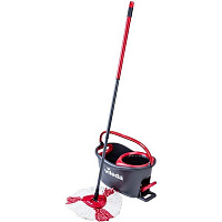 Комплект швабра и ведро с механическим отжимом Vileda Easywring & CleanTurbo 