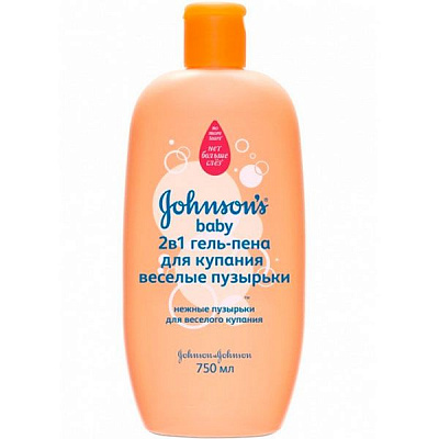 Гель для душа Johnson's Baby Веселые пузырьки 750 мл