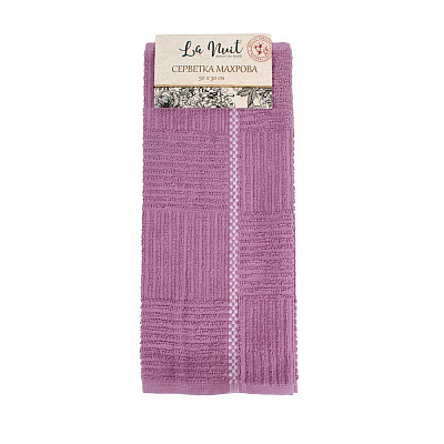 Серветка махрова 50x30 см ліловий