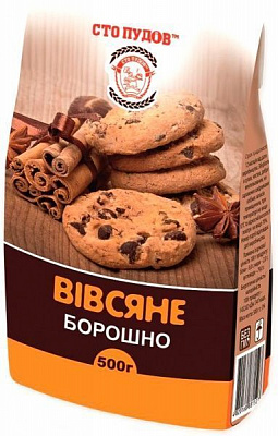 Борошно вівсяне 500 г Сто пудов