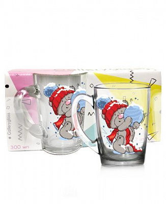 Чашка Ведмедик 300 мл 2 шт. Galleryglass
