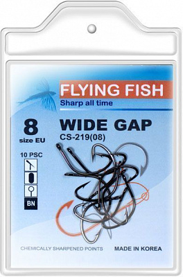 Крючок Flying Fish №8 20 г 10 шт. CS-219(08)
