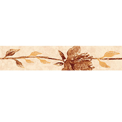 Бордюр Golden Tile Кам'яна квітка бежевий 250х60 мм