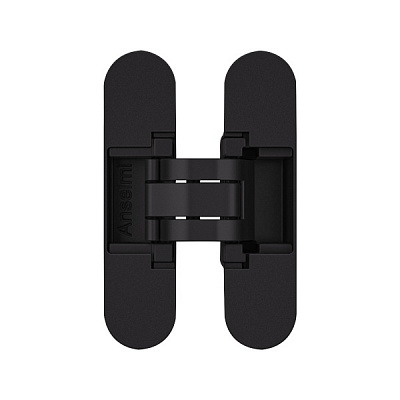 Петля Anselmi AN 172 3D BLACK врізна 125x80x36 мм чорний універсальна 1 шт.