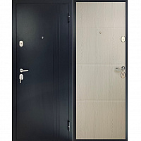 Двері вхідні Tarimus Нью-Йорк 80мм Рів'єра попеляста Крафт білий 2050x860 мм ліві