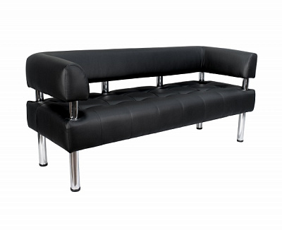 Диван нерозкладний Примтекс Плюс Tonus D-5 чорний 1600x585x700 мм