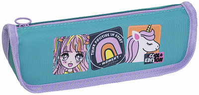 Пенал-кошелек 21x5x7 см 5-044-05 Барвінок сиреневый