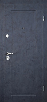 Двері вхідні Abwehr А (513+514) 086R(Бтантр + Б) бетон антрацит / білий 2050х860 мм праві