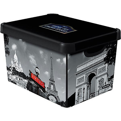 Ящик для зберігання пластиковий Curver 213242 Paris ХL 250x295x395 мм