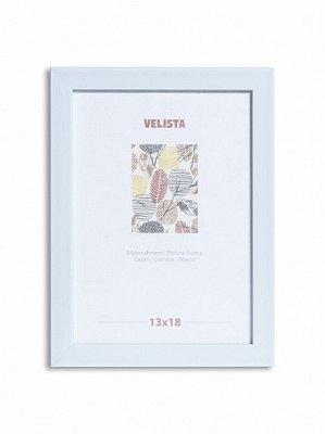 Рамка для фото Velista 15H-015v 1 фото 13х18 см белый 