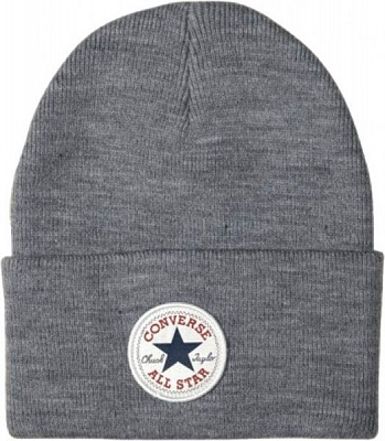 Шапка Converse Tall Chuck Patch Beanie 10019012-039 OS серый