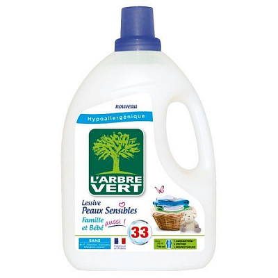 Гель для машинной стирки L'Arbre Vert Чувствительная кожа 1,5 л