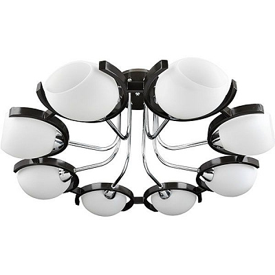 Люстра стельова Victoria Lighting 8xE14 білий/венге Odeon/PL8