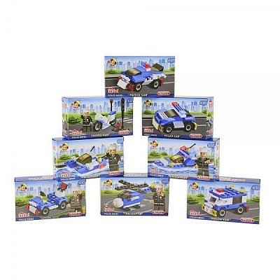 Конструктор Полиция в ассортименте 2003