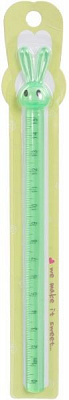 Линейка Ушки зайчонка зеленый 15 см