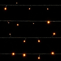 Електрогірлянда лінійна Феєрія тепло-біла вбудований світлодіод (LED) 100 ламп 10 м