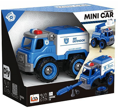 Конструктор DIY Spatial Creativity Поліцейська машина CJ-1614174