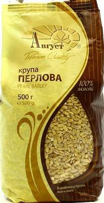 Крупа перлова Август 500 г 4820019601236