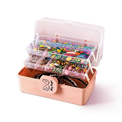 Ящик для зберігання дрібниць MVM PC-16 S PINK 157x290x160 мм