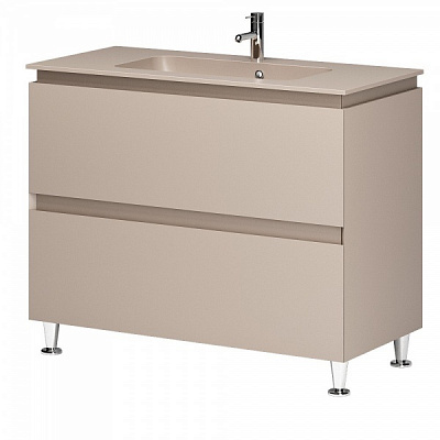 Тумба на ножках Aquarius Loretto 100 Fume mat под умывальник Plaza