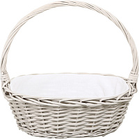 Кошик плетений з текстилем 40х30х14/36 см RL24-23T/1-2