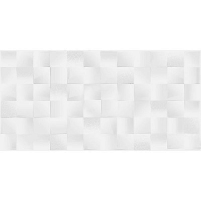 Плитка Golden Tile Сатин белый рельеф НЗ0451 30x60 