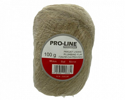 Льон сантехнічний Gross PRO-LINE 100 г моток