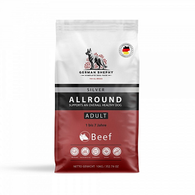 Корм сухий для собак для усіх порід German Shephy Silver Beef Яловичина 10 кг