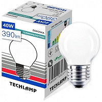 Лампа накаливания Techlamp БМТ P45 40 Вт E27 230 В матовая 