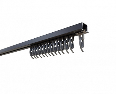 Карниз Karniz plus SE-1 одинарний 250 см графіт 1 шт.