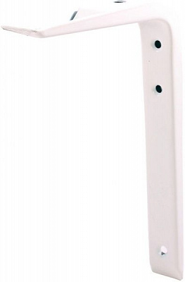 Кронштейн  сталевий реніфорс 100x75 мм білий