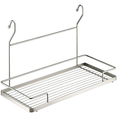 Полиця на рейлінг Lemax YJ-G214 А NM велика 450x210x360 мм матовий нікель