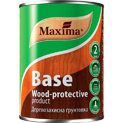Ґрунтовка Maxima деревозахисна Base безколірний мат 2,5 л