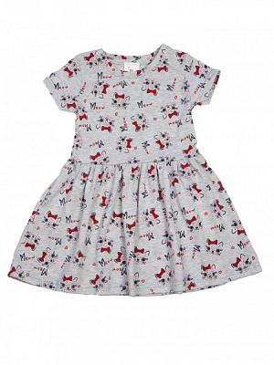 Платье Luna Kids Кошка р.92 серый 