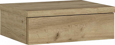 Тумба навесная Грейд Торино 402х137х320 мм дуб крафт золотой 