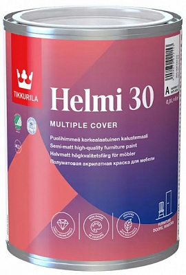Фарба акрилатна TIKKURILA Helmi 30 базіс С напівмат база під тонування 0,9л