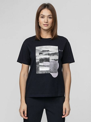 Футболка 4F D4L21-TSD210-30S р.XS синій