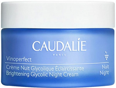 Крем для лица ночной Caudalie Vinoperfect для сияния кожи с гликолевой кислотой 50 мл