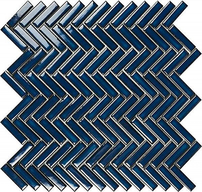 Плитка Intermatex Tech Chevron Blue Gloss 28,3x27,7
