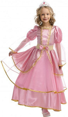 Костюм детский карнавальный КАРНАВАЛІЯ Принцесса Розовая р.122 розовый 