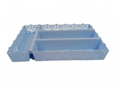 Лоток для столових приборів VIVA блакитна лагуна