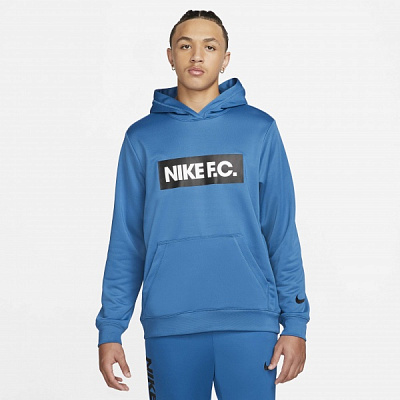 Джемпер Nike M NK DF FC LIBERO HOODIE DC9075-407 р. S синий