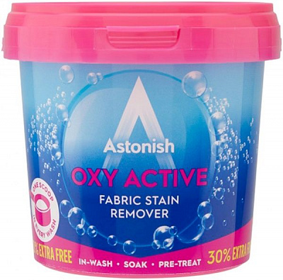 Пятновыводитель Astonish кислородный средство для выведения сложных пятен Oxy Active 500 г
