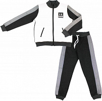 Спортивний костюм Danaya р.122 графітовий із білим ШЯ19-107 
